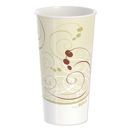 Dart Double Sided Poly Paper Cold Cups, 21oz, Symphony Design, PK1000 RNP21P-J8000